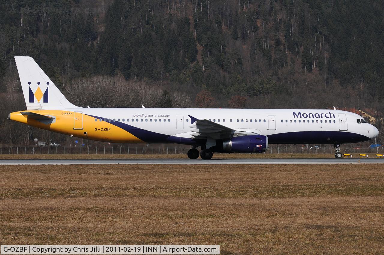 G-OZBF, 2002 Airbus A321-231 C/N 1763, Monarch