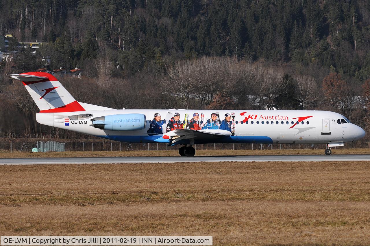OE-LVM, 1991 Fokker F100 (F-28-0100) C/N 11361, TYR