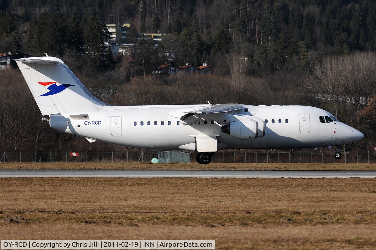 OY-RCD, 1993 British Aerospace Avro 146-RJ85 C/N E.2235, OY-RCD