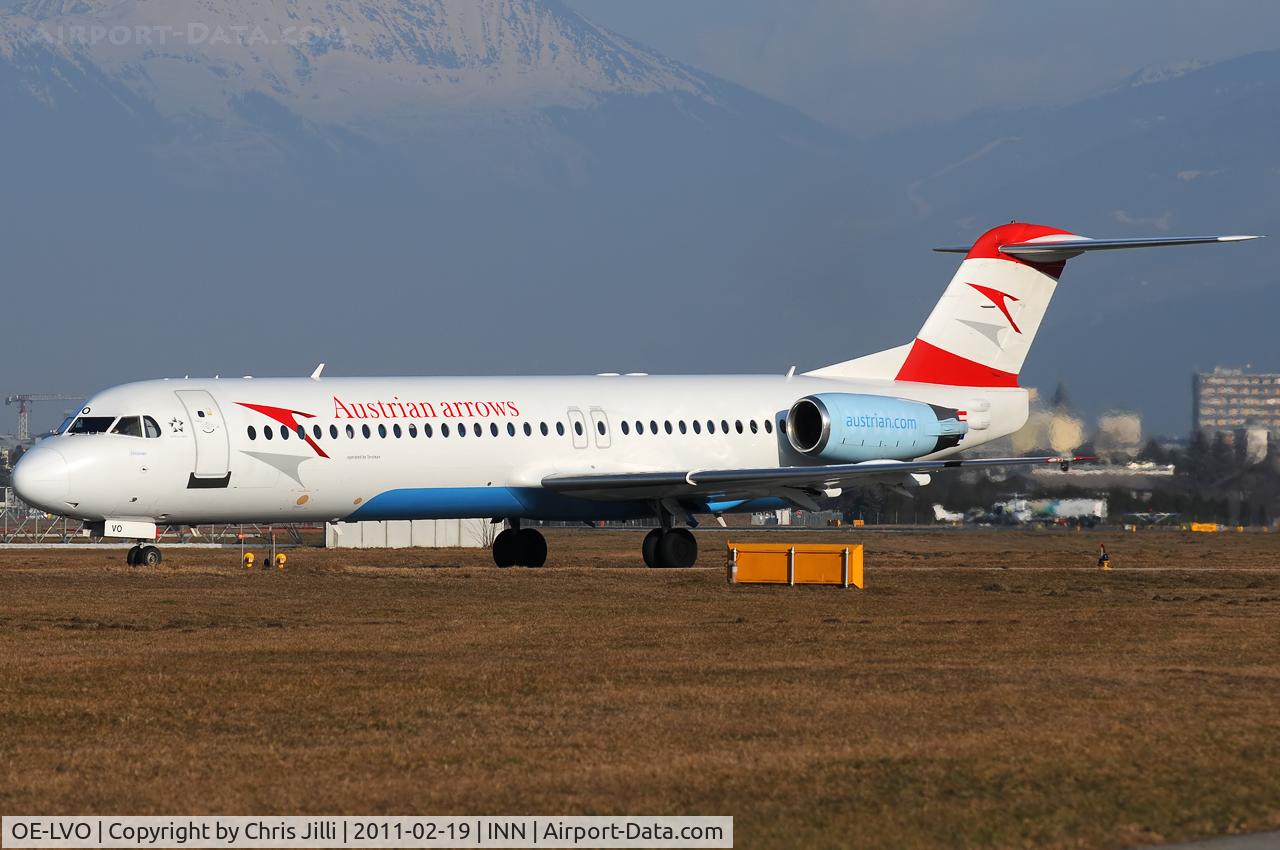 OE-LVO, 1993 Fokker 100 (F-28-0100) C/N 11460, TYR