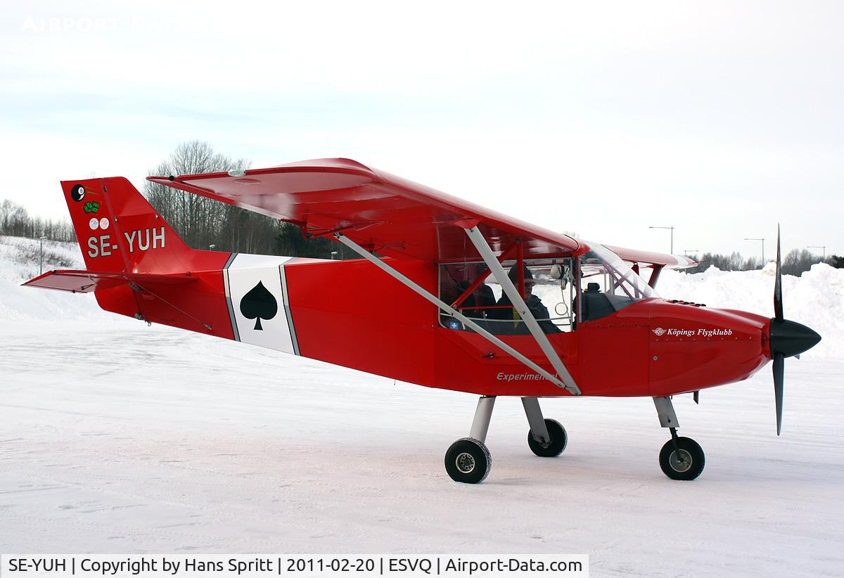 SE-YUH, 1998 Rans S-6S Coyote II C/N 10961056-1006, Winter flying in Sweden