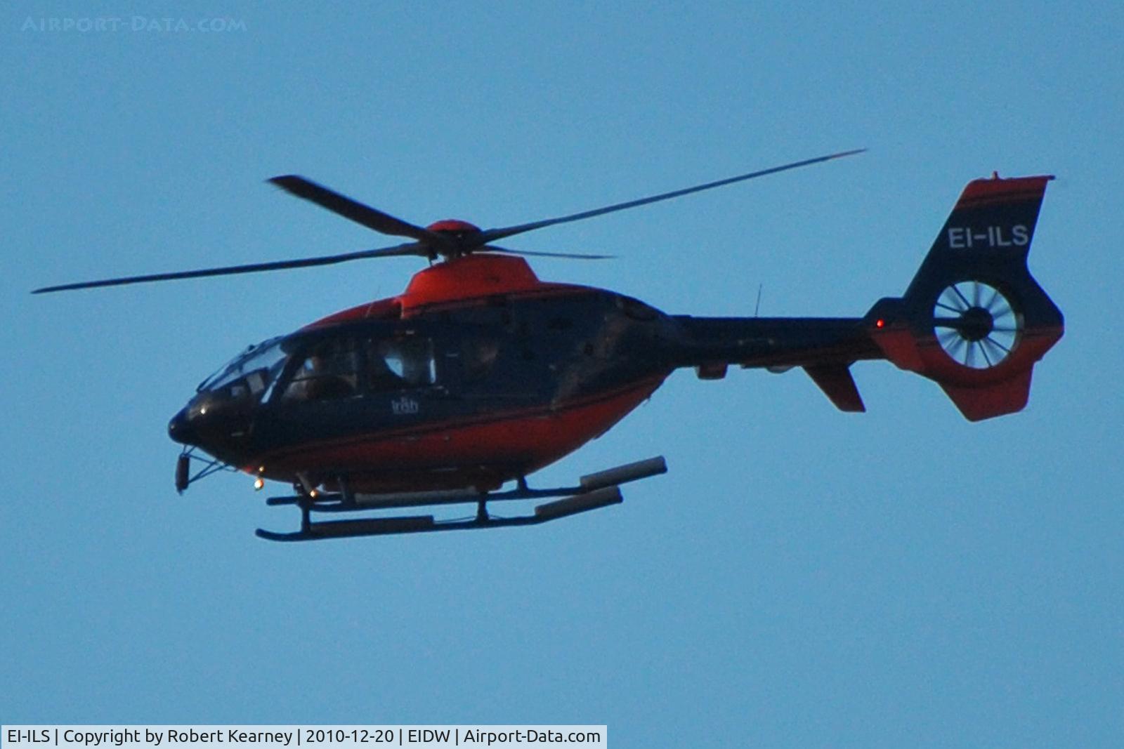 EI-ILS, 2008 Eurocopter EC-135T-2+ C/N 0712, Heading off on a private job