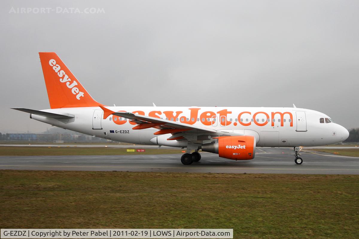 G-EZDZ, 2009 Airbus A319-111 C/N 3774, SZG