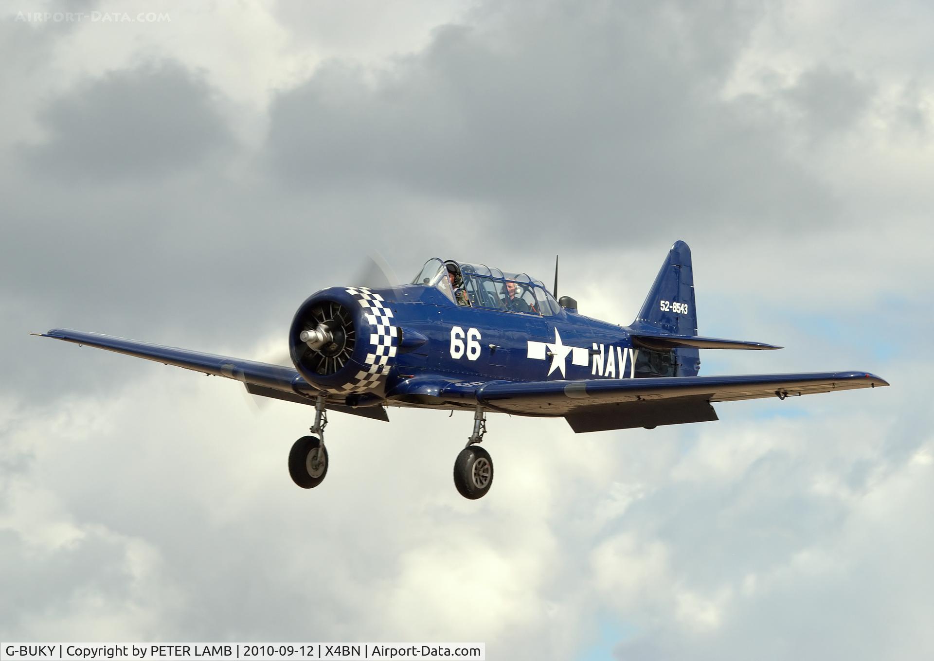 G-BUKY, 1952 Canadian Car & Foundry T-6H Harvard Mk.4M C/N CCF4-464, Shot taken at Breighton E.Yorks