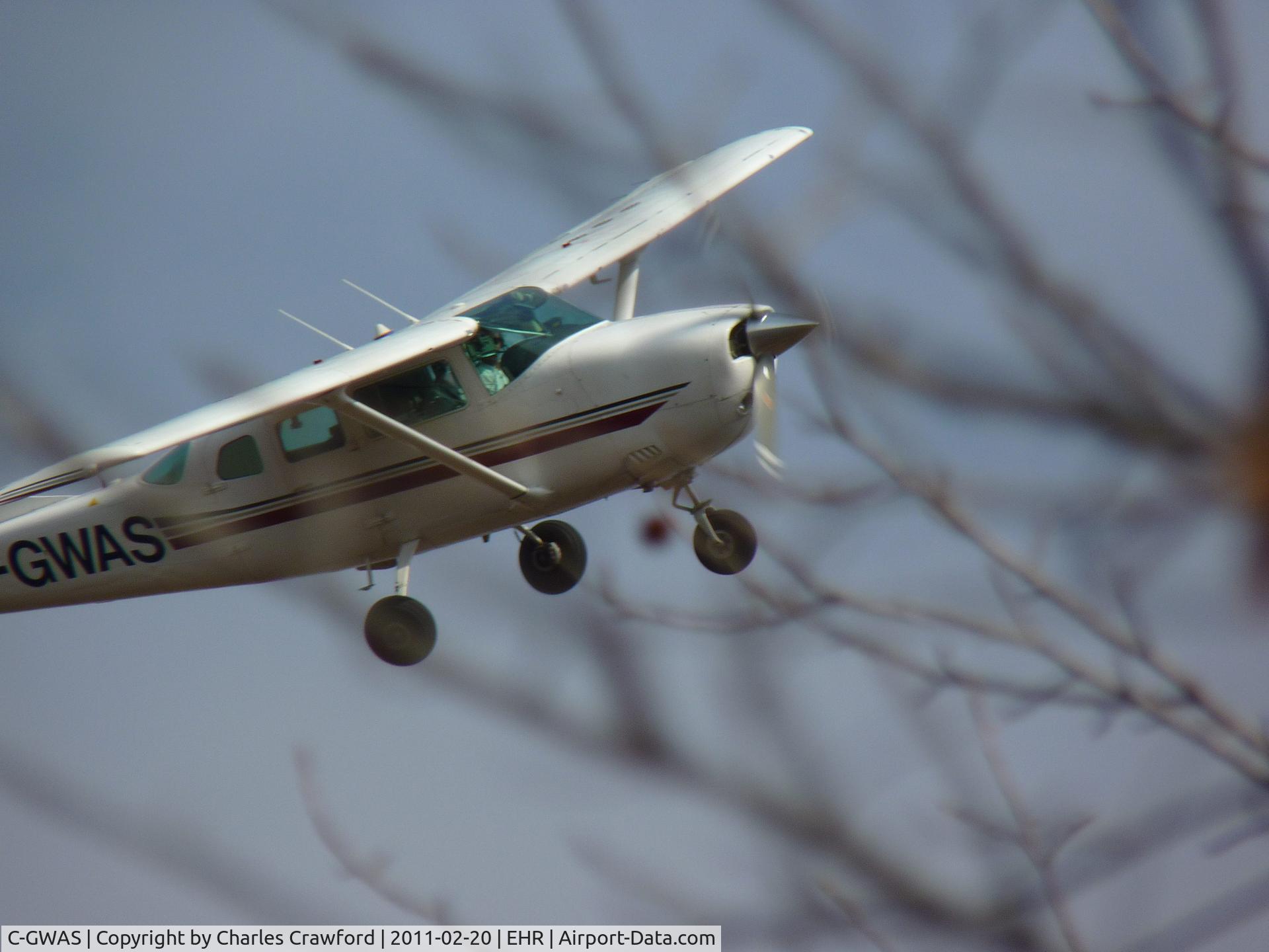 C-GWAS, 1977 Cessna U206G Stationair C/N U20603581, Shot through woods of western Henderson Co., KY