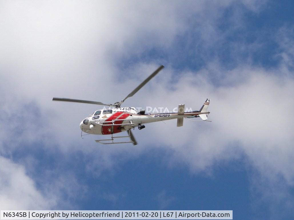 N634SB, 2005 Eurocopter AS-350B-3 Ecureuil Ecureuil C/N 3997, Following taxiway westerly enroute to SBSO Hanger area