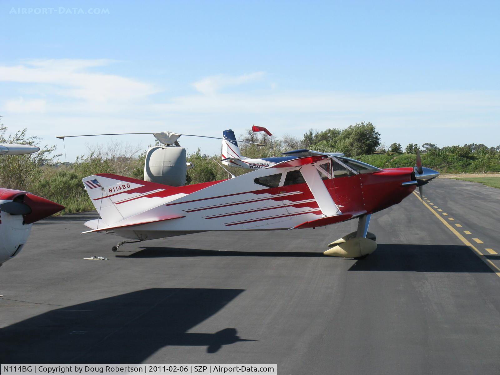 N114BG, 1987 Sorrell SNS-7 Hiperbipe C/N 216, 1987 Garrett SORRELL SNS-7 HIPERBIPE, Lycoming IO-360-B1E 180 Hp