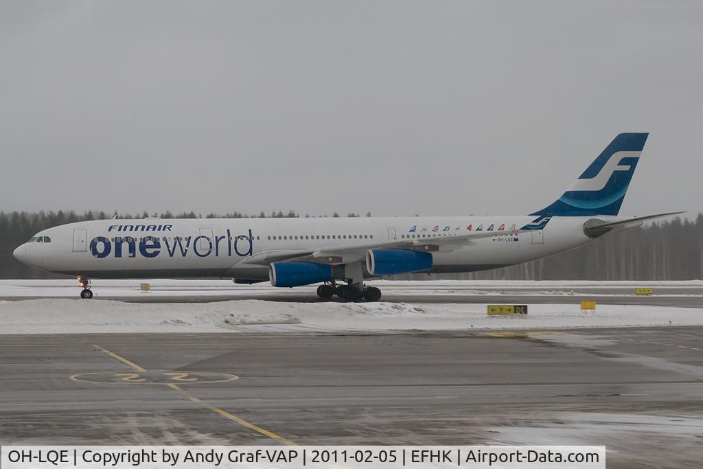 OH-LQE, 2008 Airbus A340-313E C/N 938, Finnair A340-300