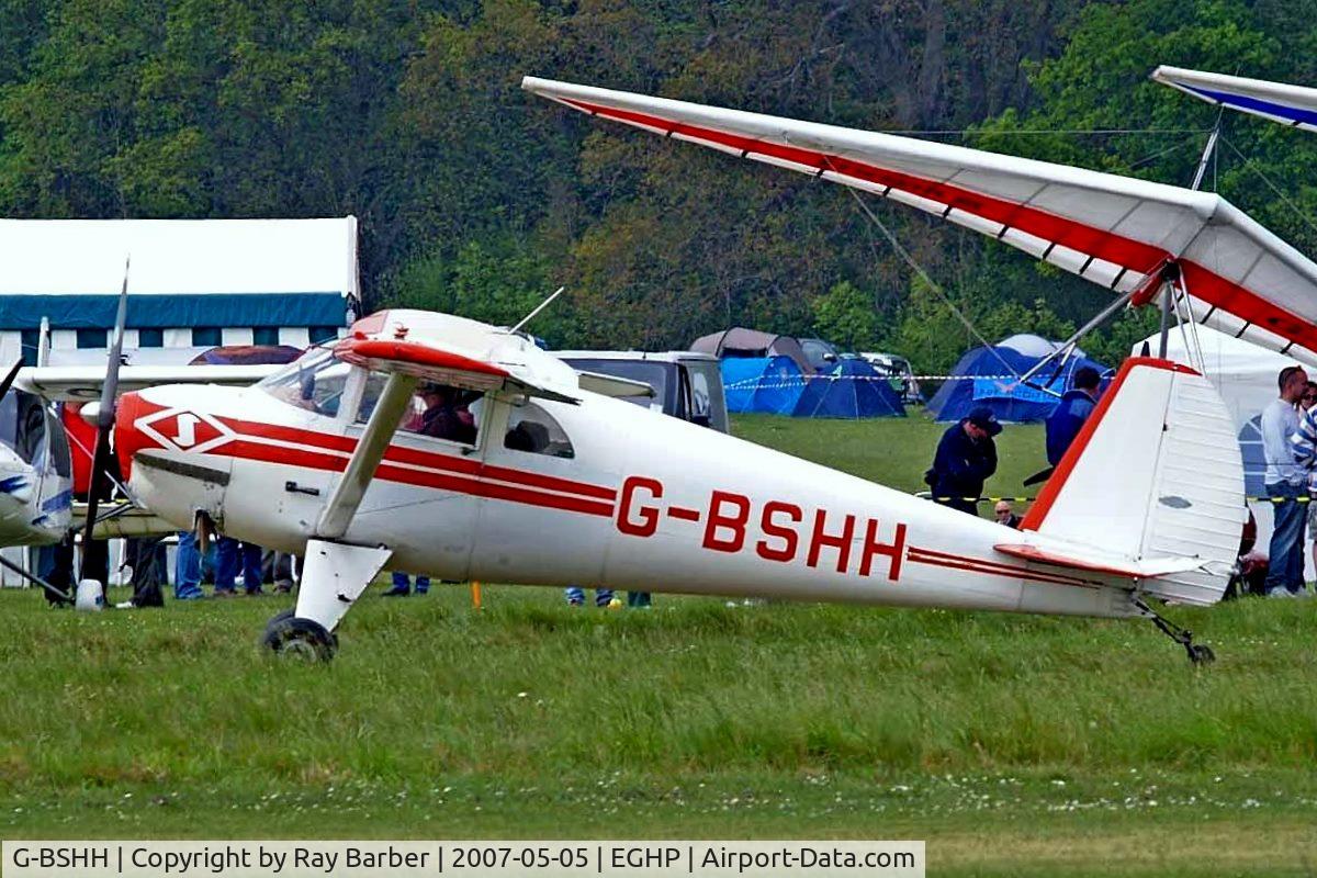 G-BSHH, 1946 Luscombe 8E Silvaire C/N 3981, Luscombe 8A Silvaire [3981] Popham~G 05/05/2007.