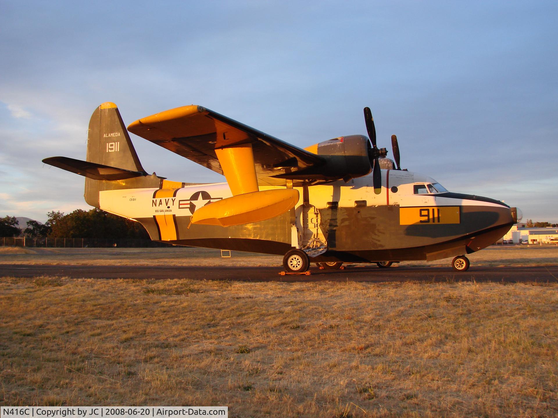 N416C, Grumman HU-16C (UF-1) Albatross C/N G-296, HU-16C
