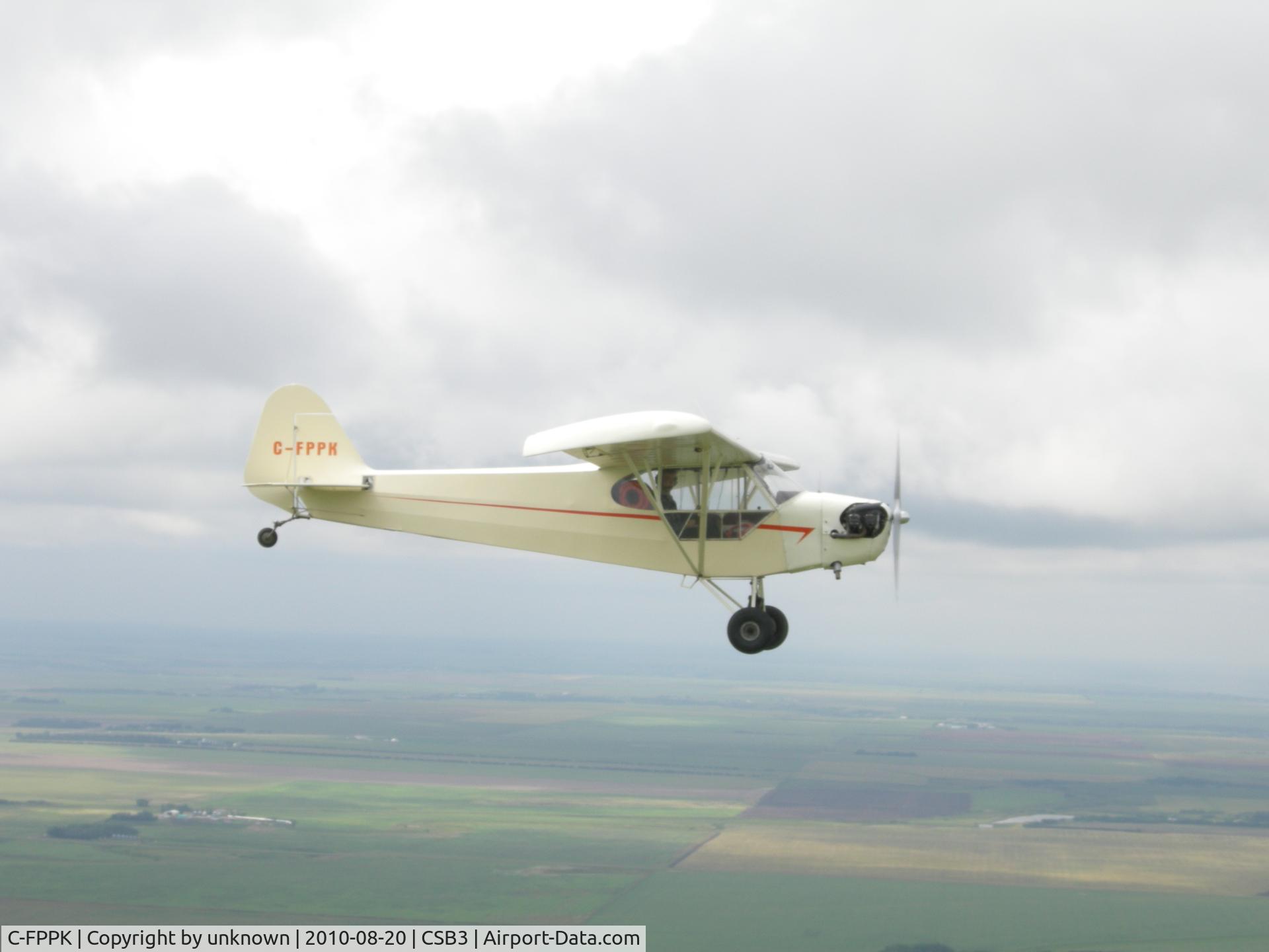 C-FPPK, 1946 Piper J3C-90 Cub C/N 18527, C-FPPK near St-Mathieu-De-Beloeil Airport, Quebec