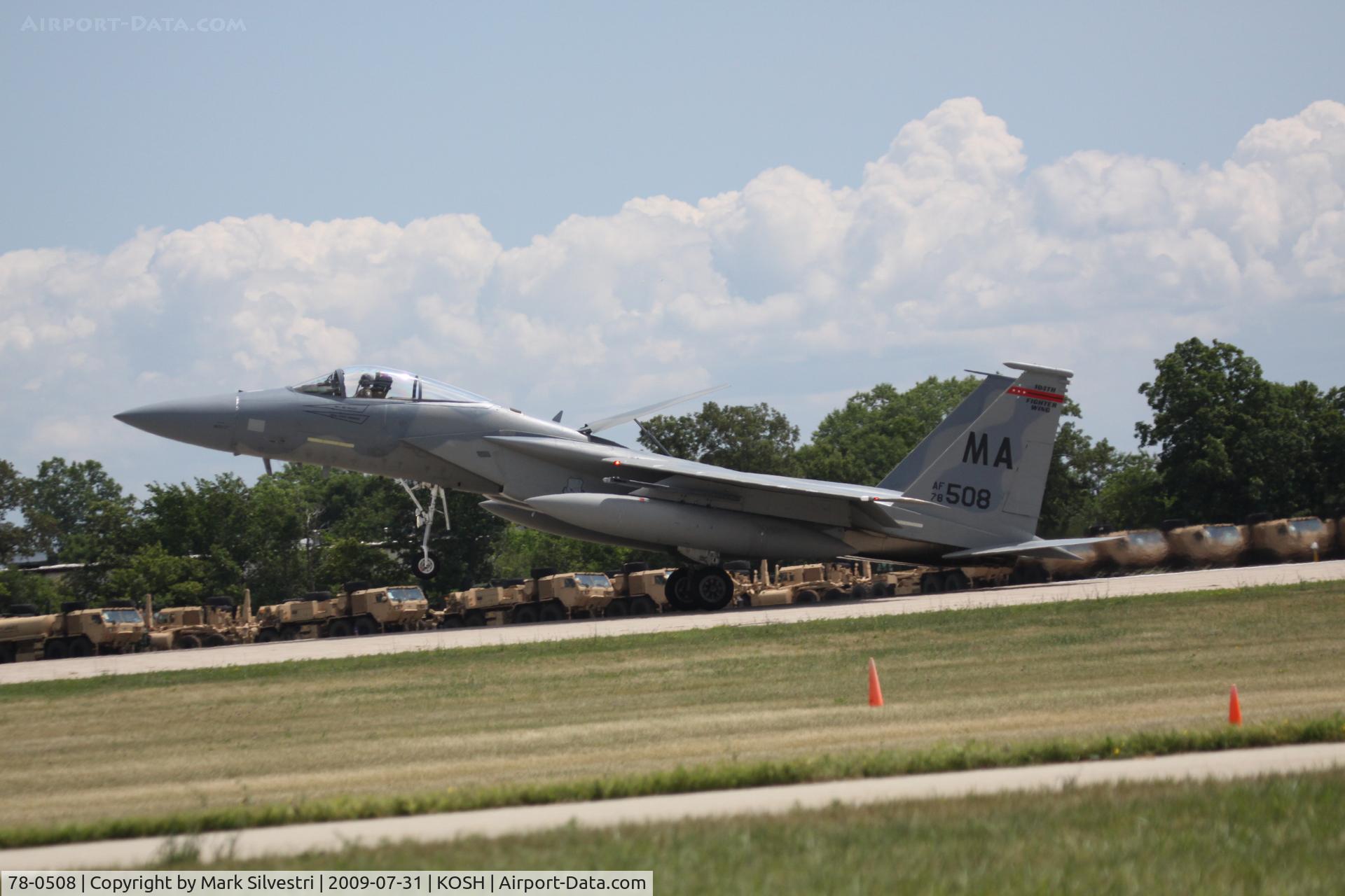 78-0508, McDonnell Douglas F-15C Eagle C/N 0493/C041, AirVenture 2009