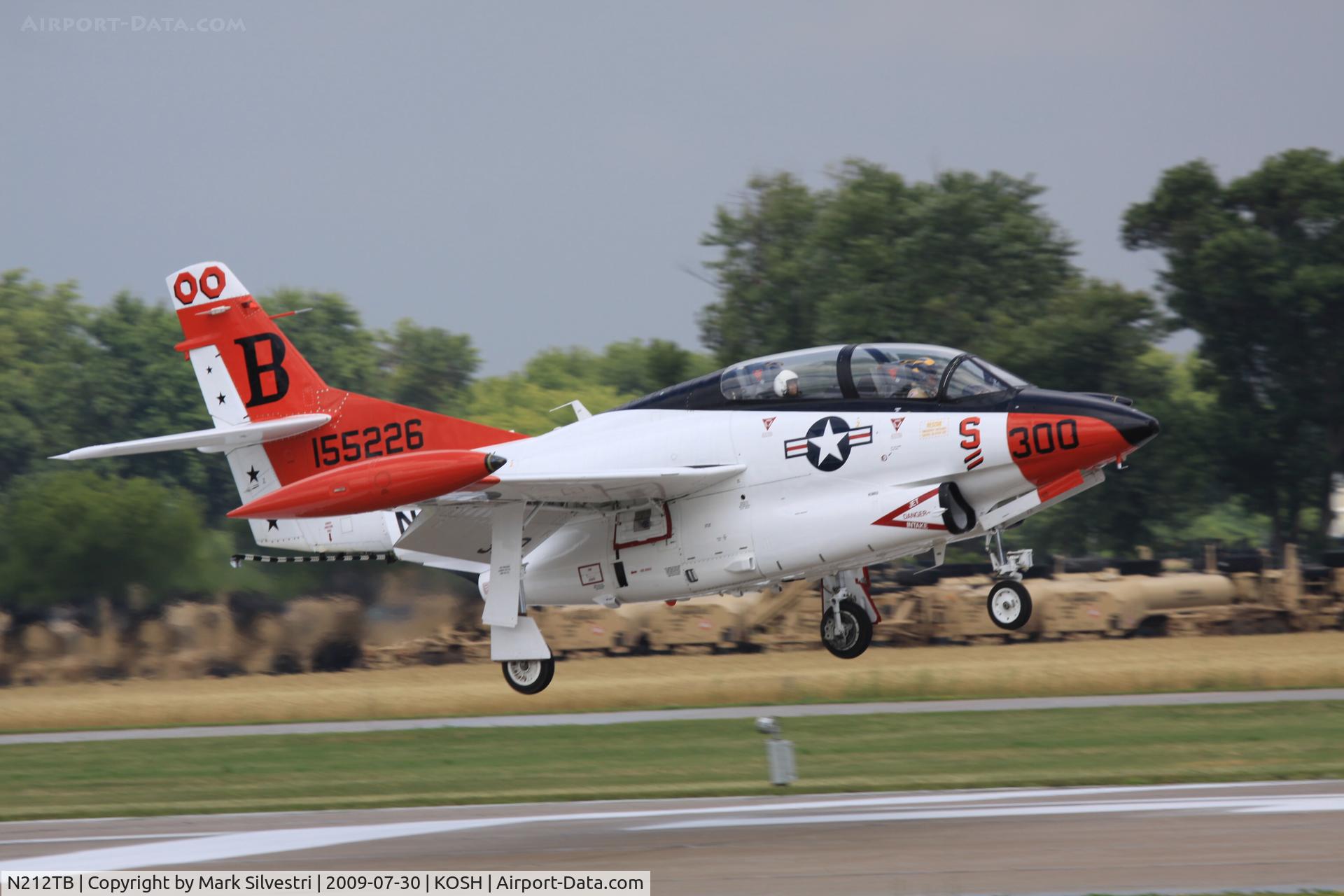 N212TB, 1968 Rockwell T-2B Buckeye C/N 310-21, AirVenture 2009