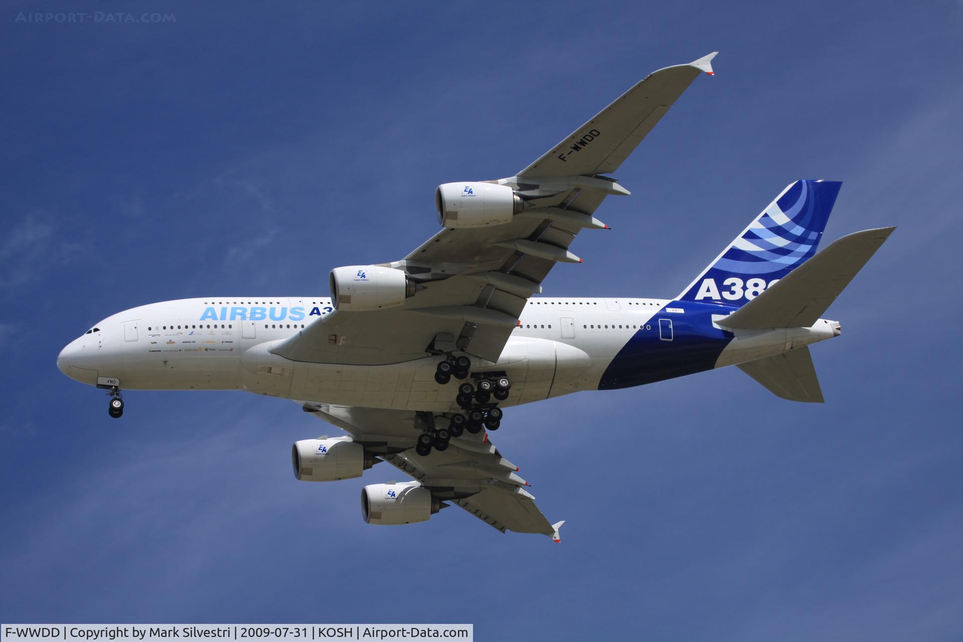 F-WWDD, 2005 Airbus A380-861 C/N 004, AirVenture 2009