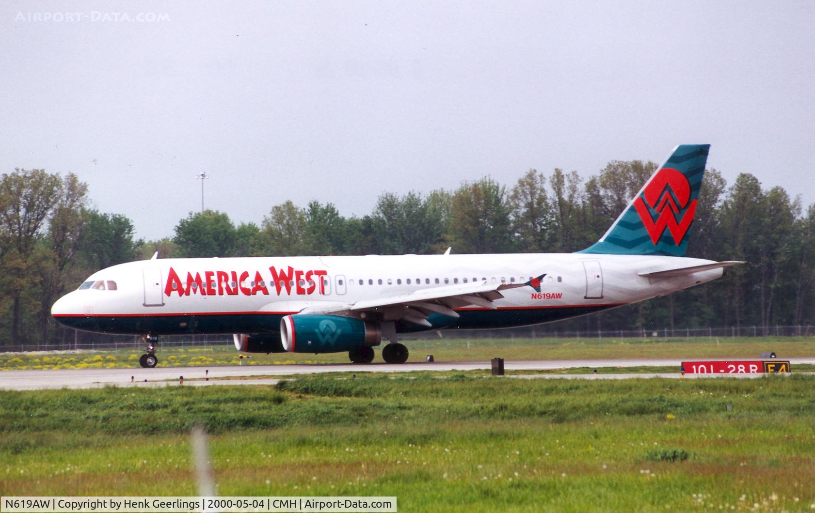 N619AW, 1995 Airbus A320-232 C/N 527, America West
