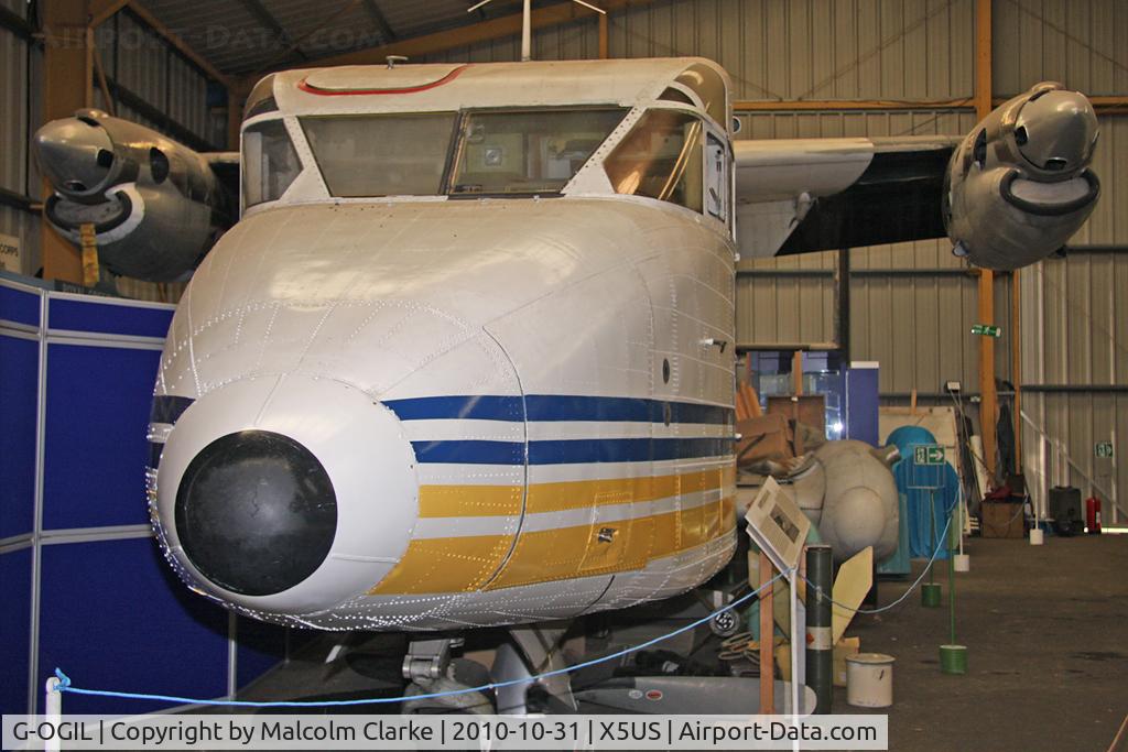 G-OGIL, 1981 Short 330-100 C/N SH.3068, Shorts SD330-200 at Usworth October 2010.