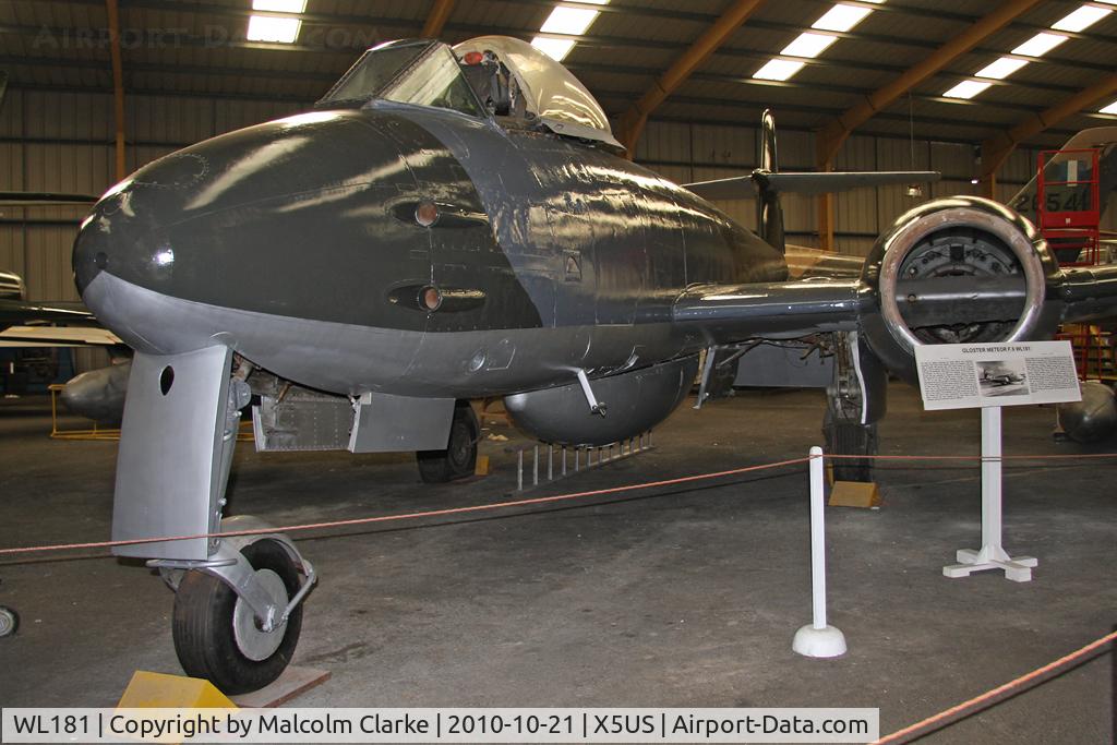 WL181, Gloster Meteor F.8 C/N Not found WL181, Gloster Meteor NF12 at the NE Air Museum, Usworth in Oct 2010.