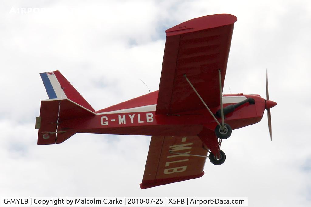 G-MYLB, 1993 Team Mini-Max 91 C/N PFA 186-12419, Team Minimax 91 at Fishburn Airfield, UK in July 2010.