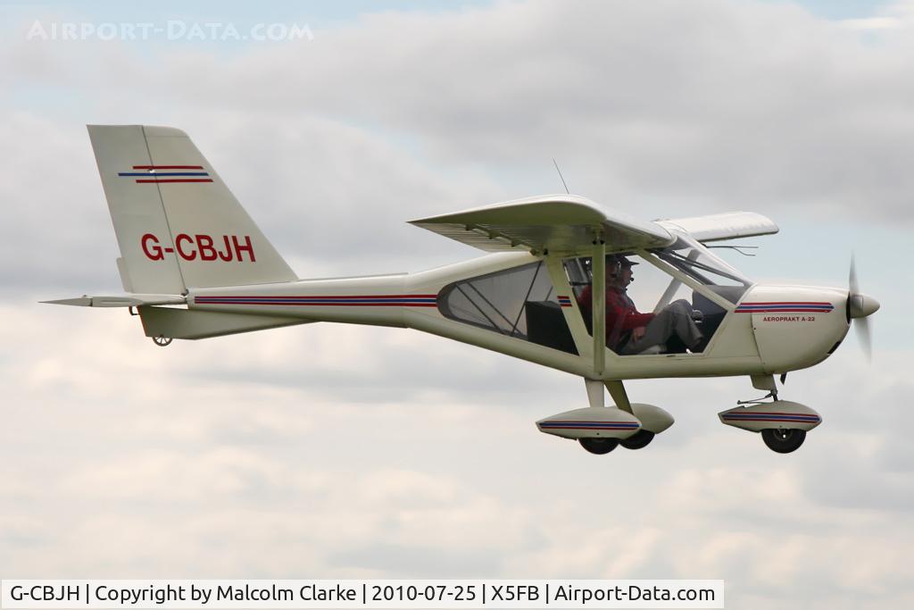 G-CBJH, 2002 Aeroprakt A-22 Foxbat C/N PFA 317-13847, Aeroprakt A22 Foxbat, an airfield resident at Fishburn Airfield in July 2010