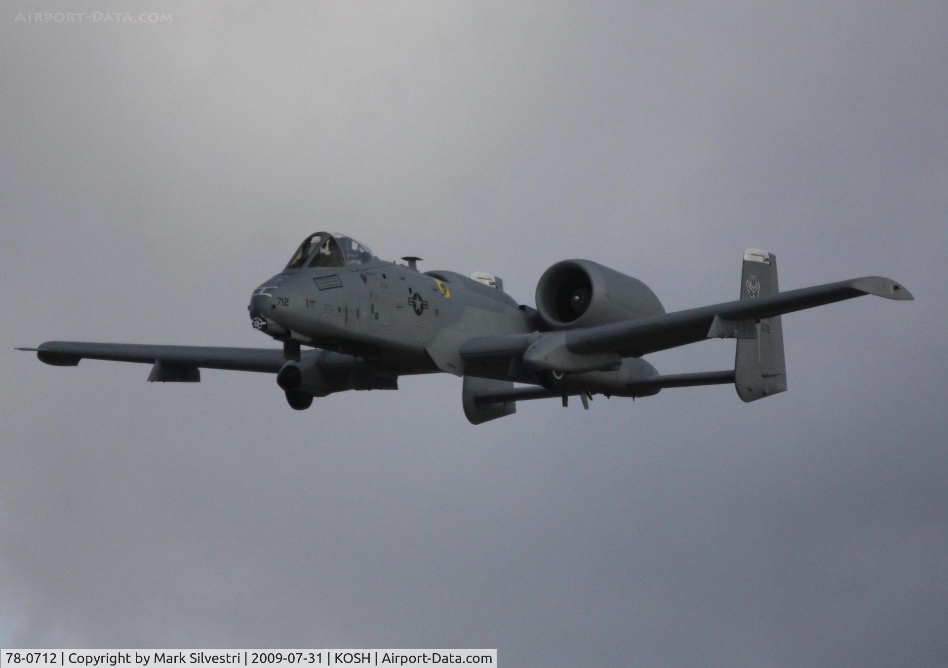 78-0712, 1978 Fairchild Republic A-10C Thunderbolt II C/N A10-0332, AirVenture 2009