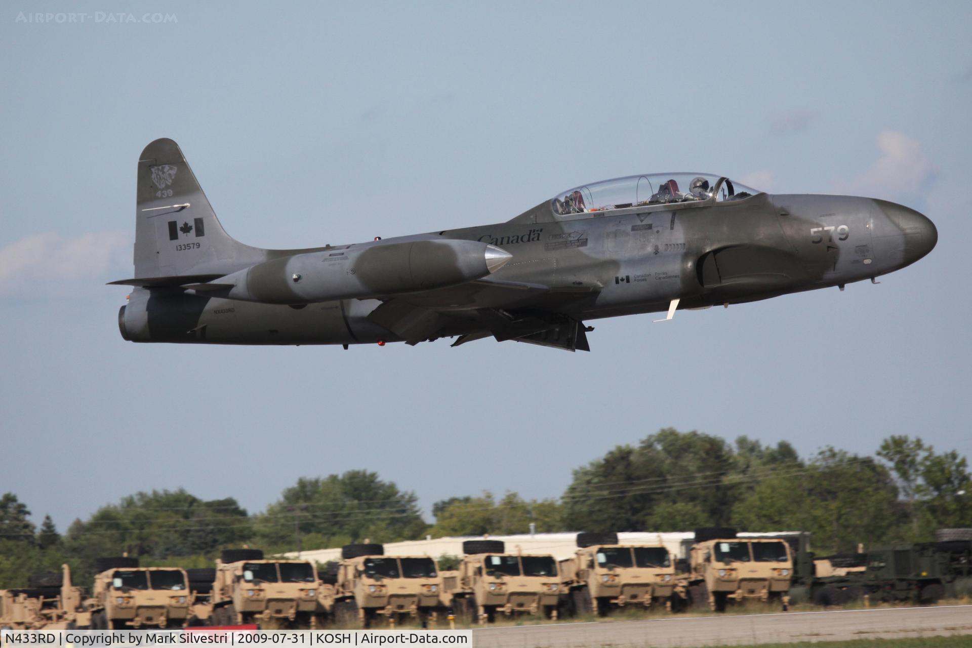 N433RD, 1952 Canadair CT-133 Silver Star C/N T33-579, AirVenture 2009