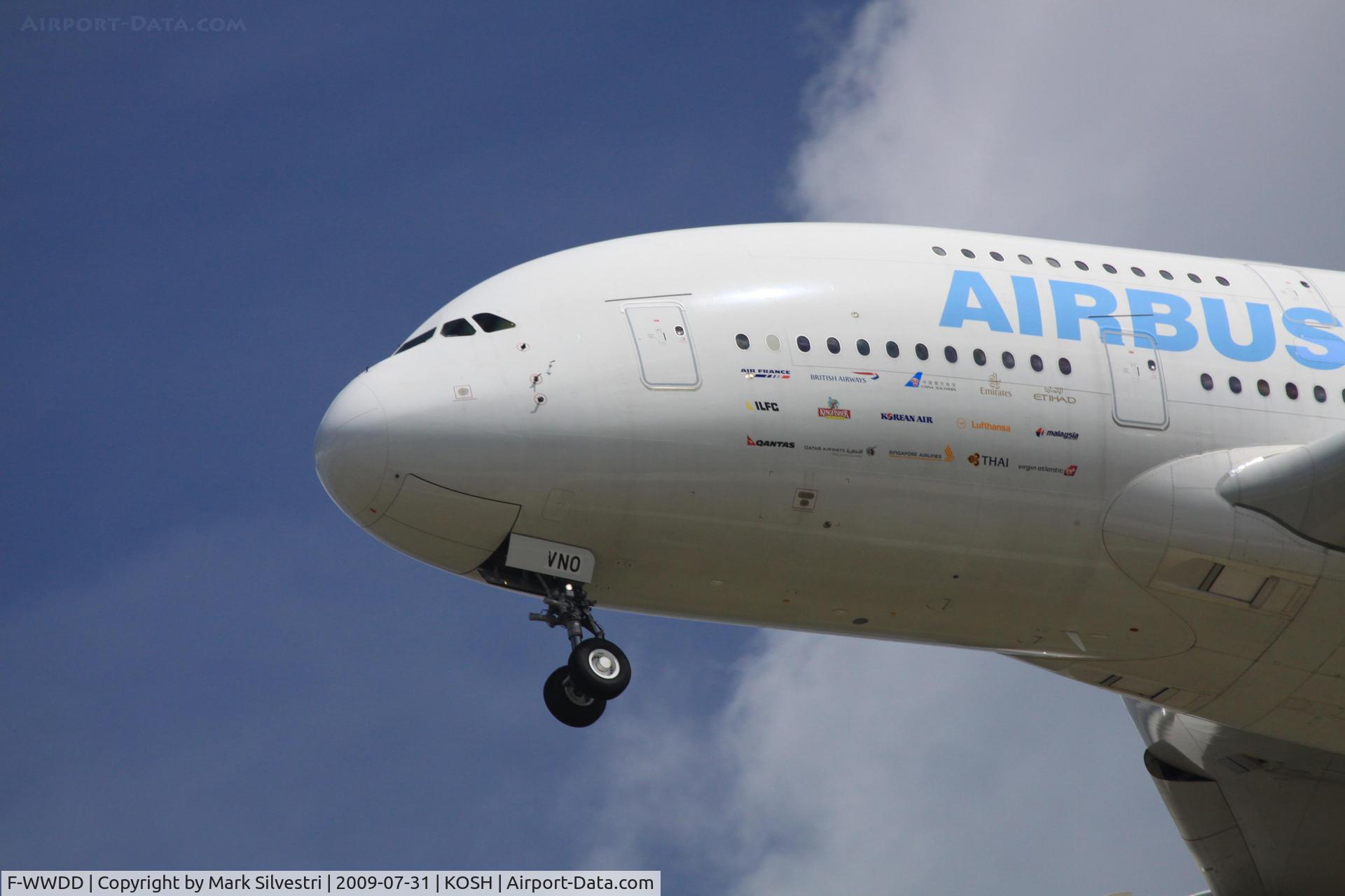 F-WWDD, 2005 Airbus A380-861 C/N 004, AirVenture 2009