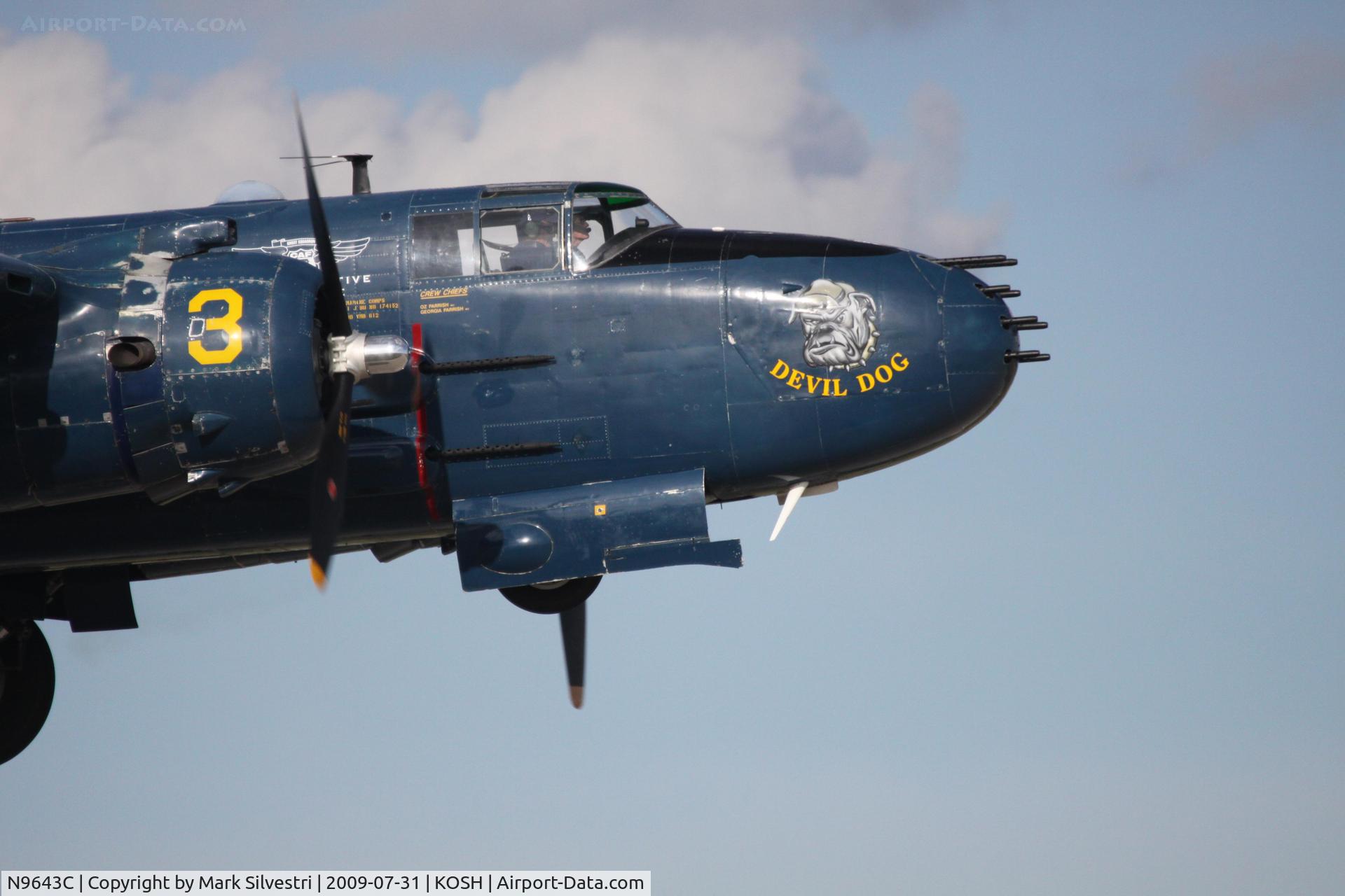 N9643C, 1944 North American B-25J Mitchell Mitchell C/N 108-47512, AirVenture 2009