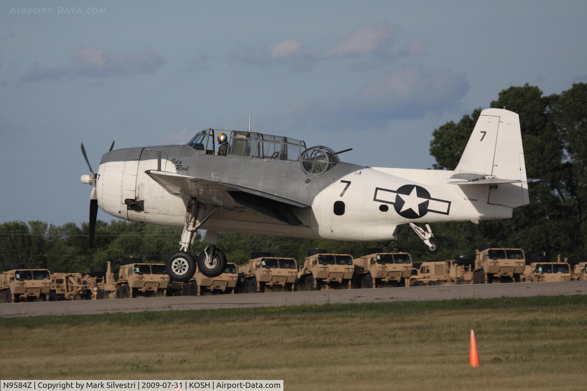 N9584Z, 1945 Grumman TBM-3E Avenger C/N 85882, AirVenture 2009