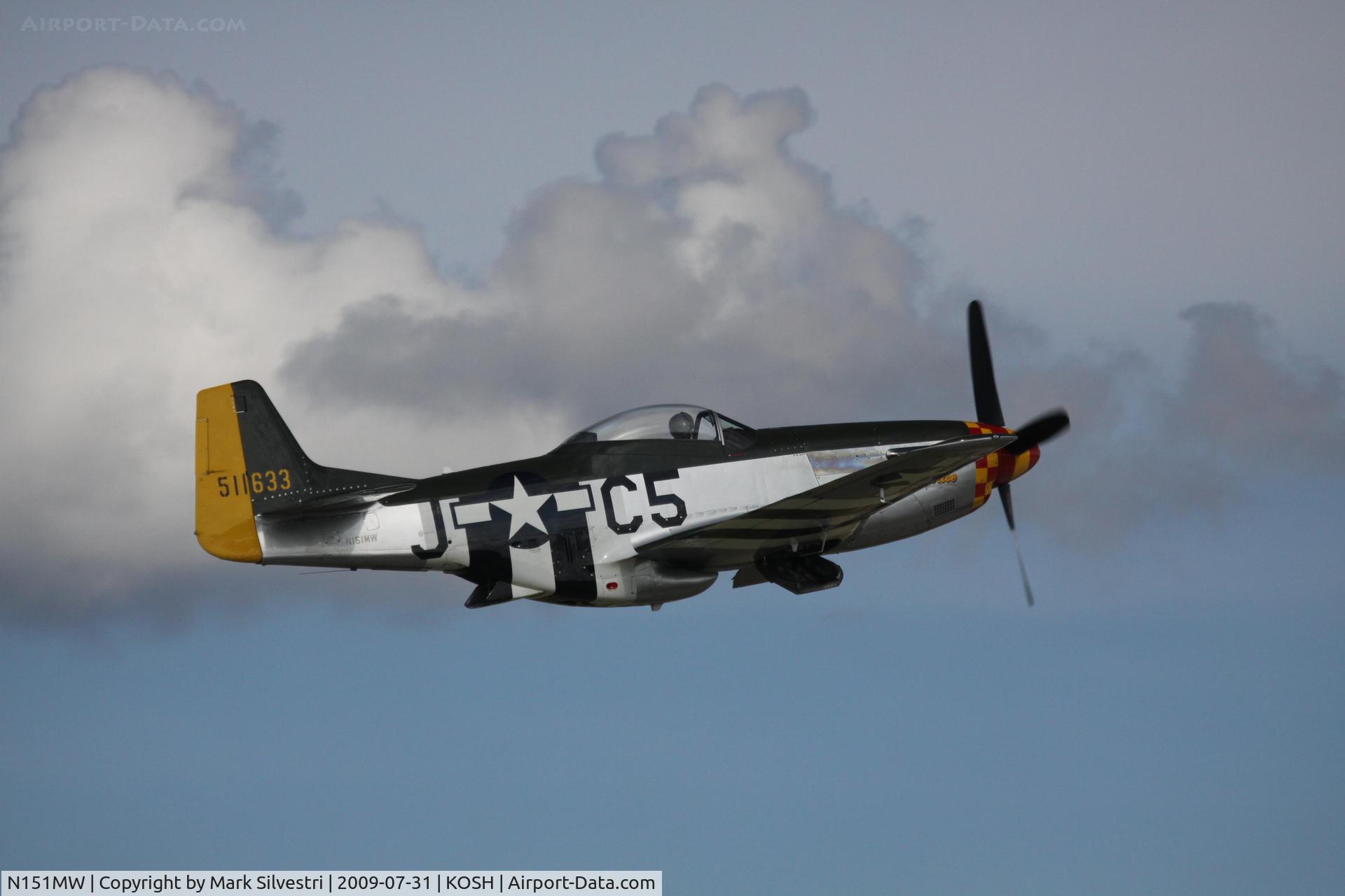 N151MW, 1945 North American P-51D Mustang C/N 124-48386, AirVenture 2009