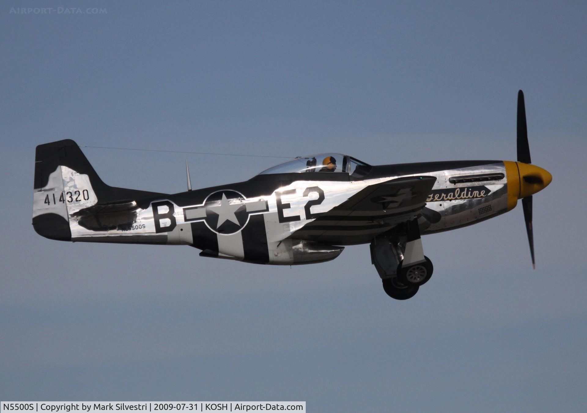 N5500S, 1944 North American F-51D Mustang C/N 44-63655, AirVenture 2009