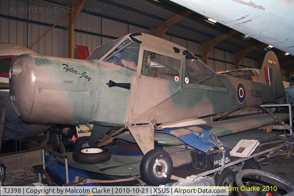 TJ398, Auster 5 C/N BAPC-70, Auster 5 at the NE Air Museum, Usworth in October 2010.