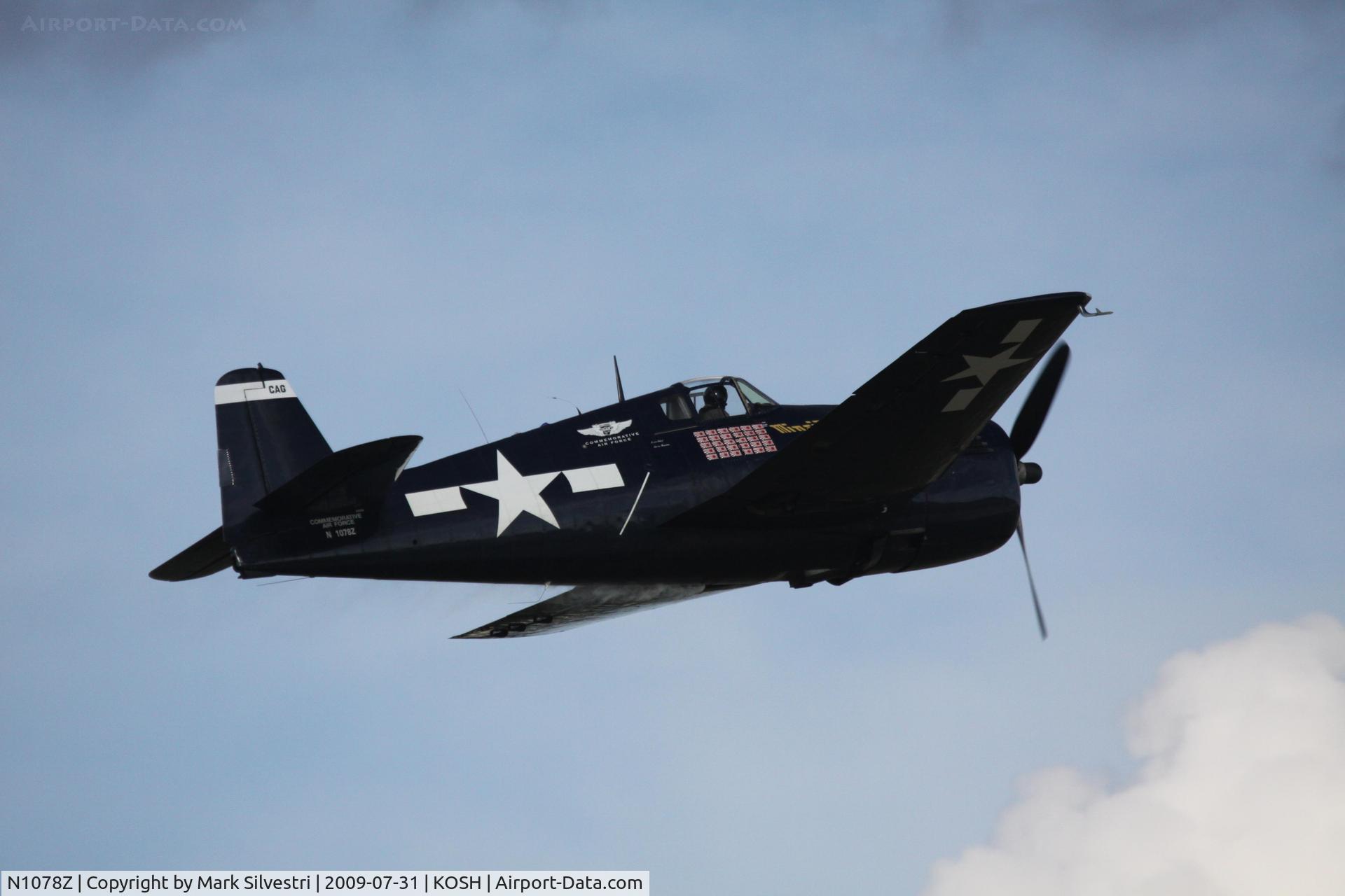 N1078Z, 1963 Grumman F6F-5 Hellcat C/N 27354801-66, AirVenture 2009