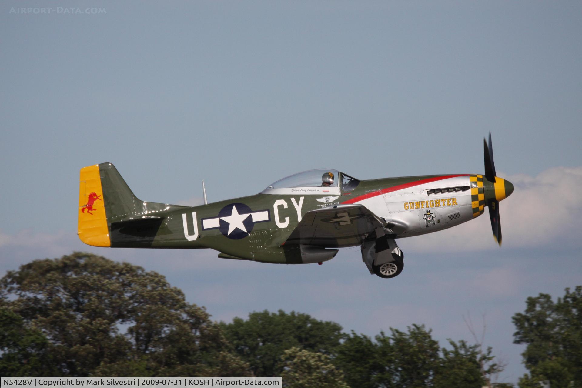 N5428V, 1944 North American P-51D Mustang C/N 122-39723, AirVenture 2009