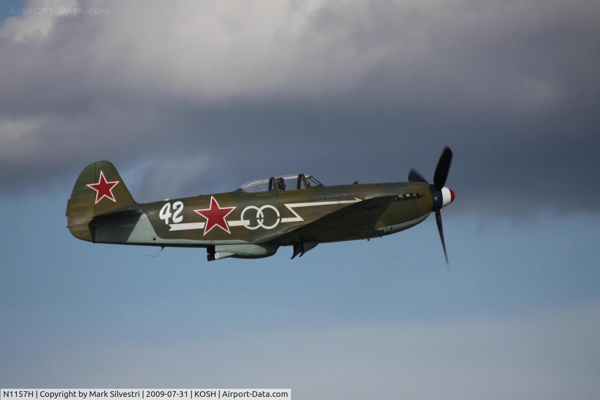 N1157H, 1994 Yakovlev Yak-9U-M C/N 0470402, AirVenture 2009