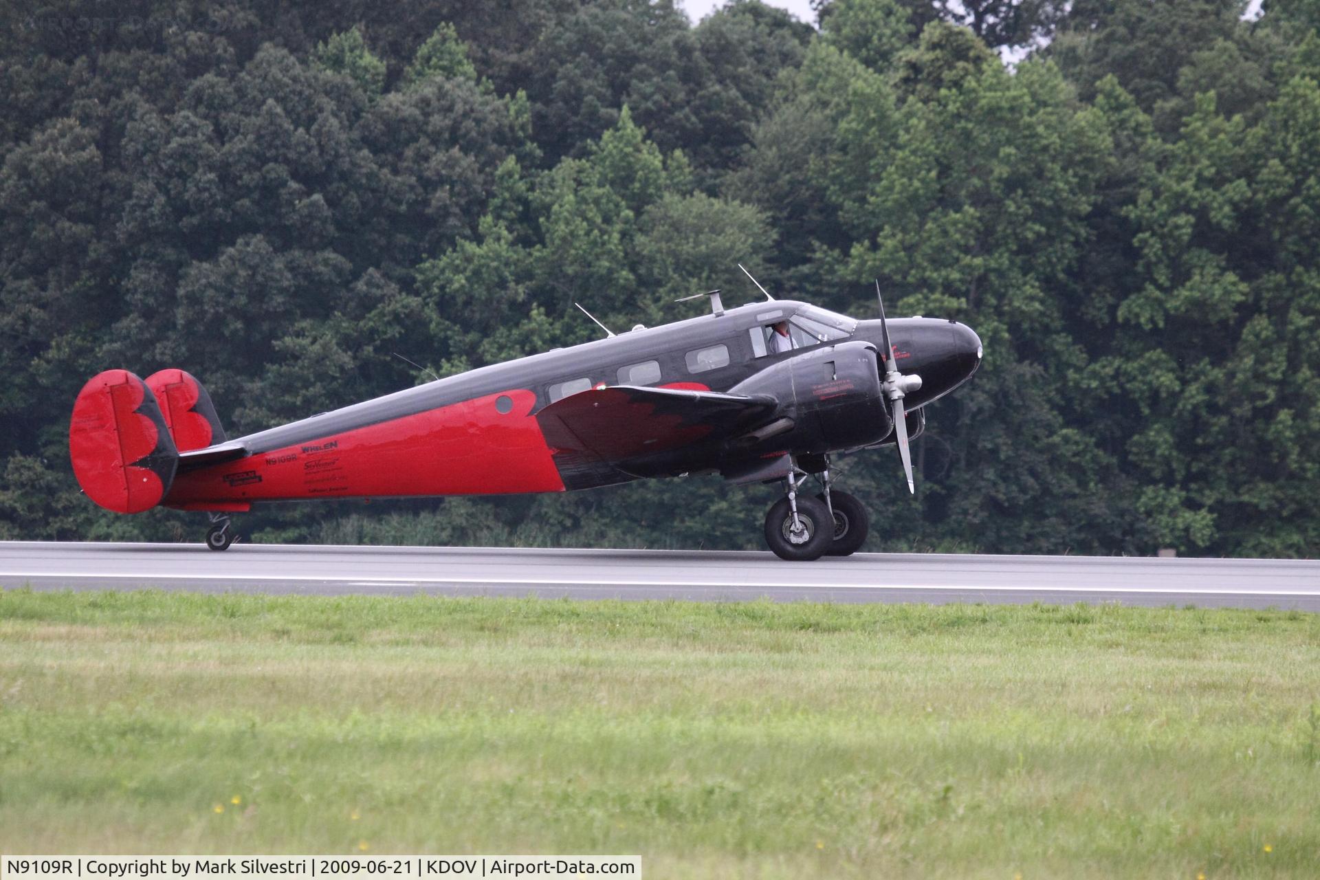 N9109R, 1943 Beech C18S (AT-7C) C/N 4383 (5676), Dover 2009
