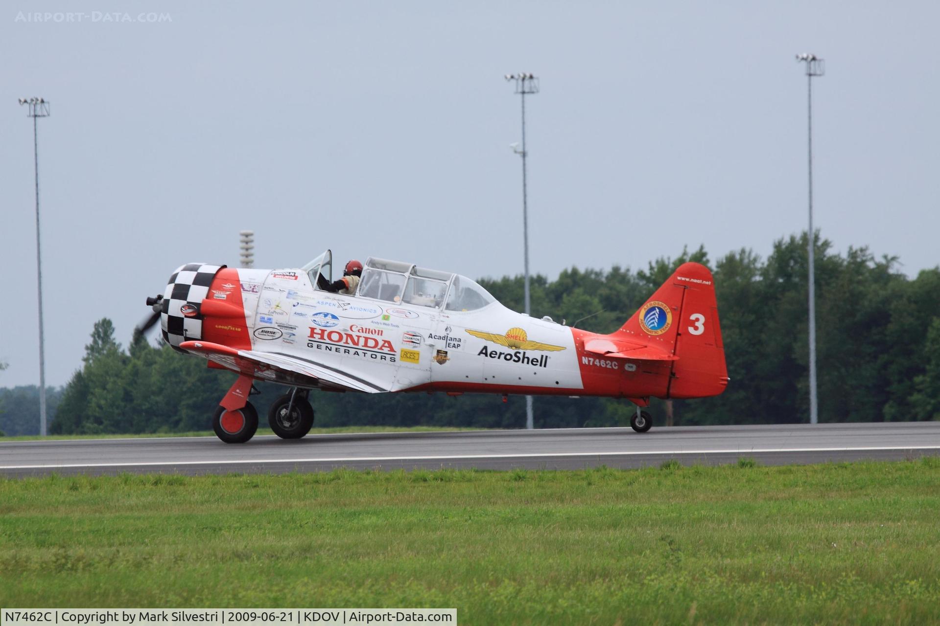 N7462C, North American AT-6B Texan C/N 121-43211, Dover 2009