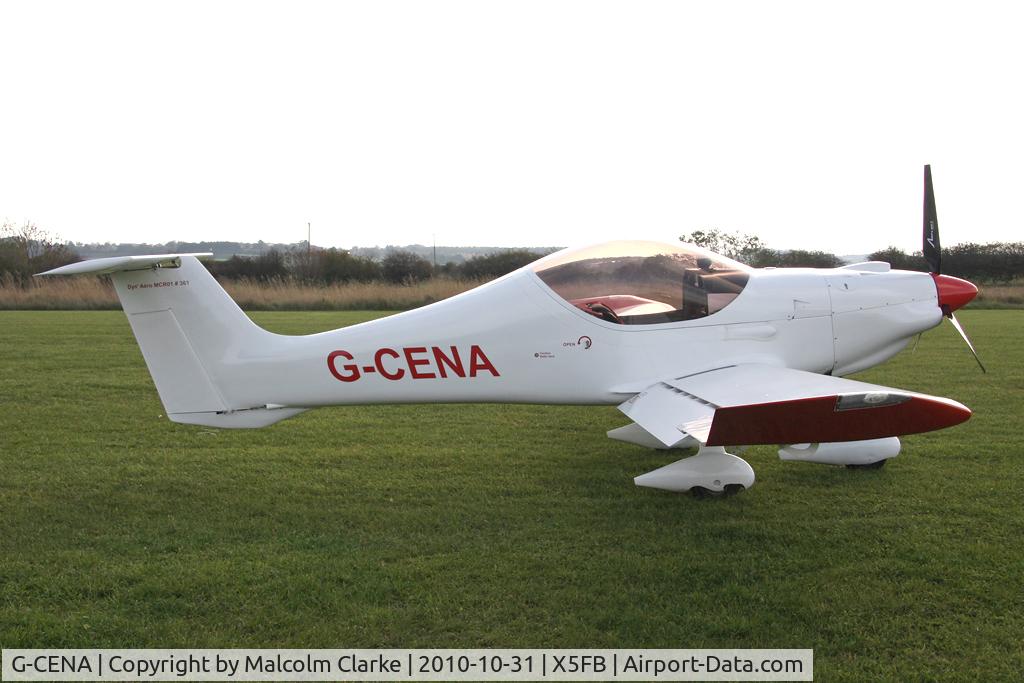 G-CENA, 2007 Dyn'Aero MCR-01 ULC Banbi C/N PFA 301B-14640, MCR-01 ULC at Fishburn Airfield, UK in October 2010.