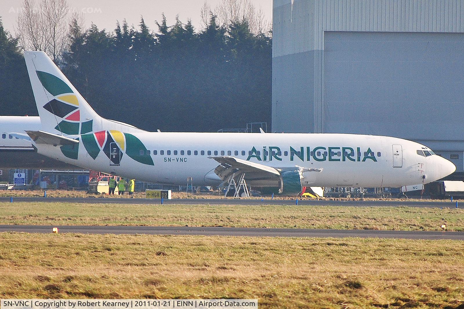 5N-VNC, 1999 Boeing 737-33V C/N 29338, Parked before delivery