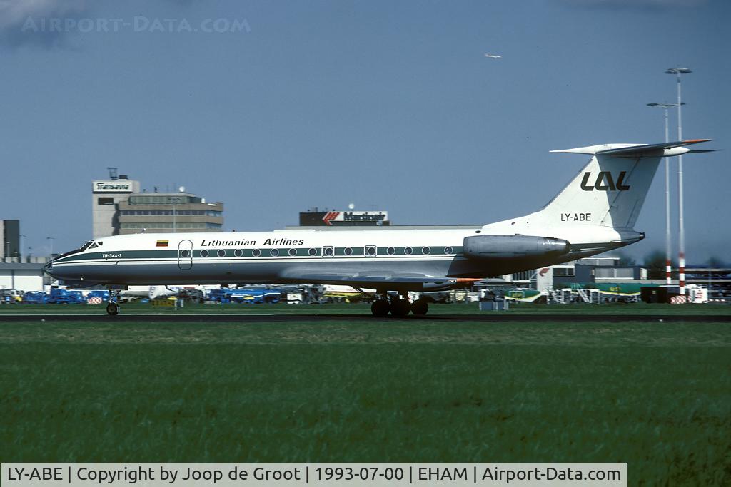 LY-ABE, 1977 Tupolev Tu-134A C/N 60076, Lithuanian Airlines