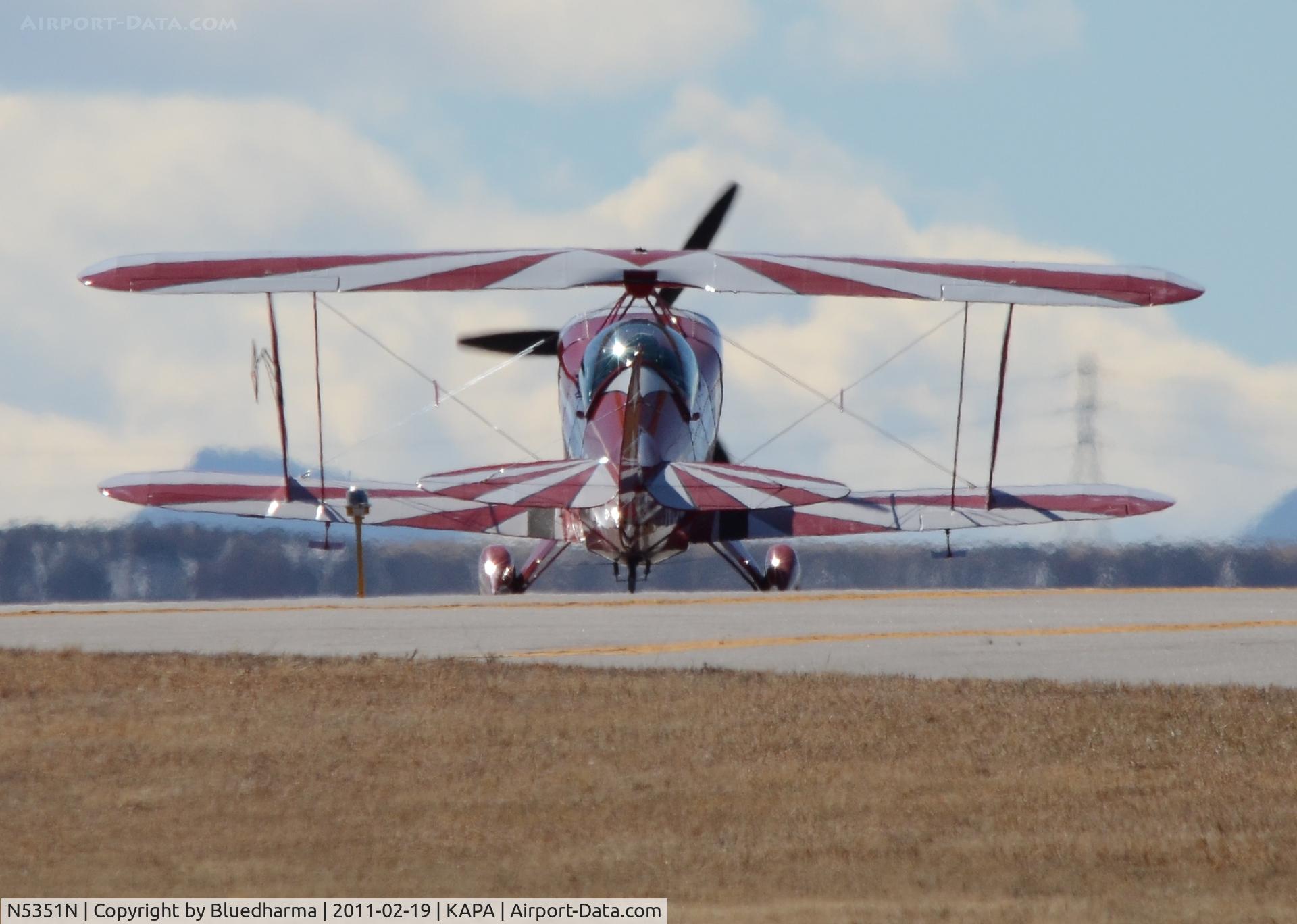 N5351N, Christen Pitts S-2B Special C/N 5064, Takeoff on 17L.