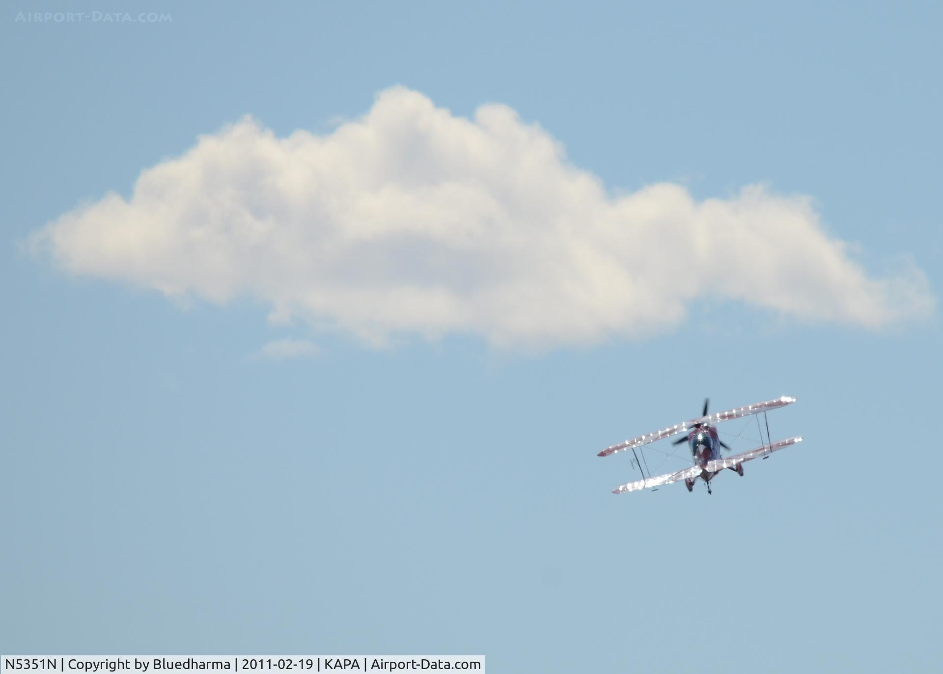 N5351N, Christen Pitts S-2B Special C/N 5064, Takeoff on 17L.