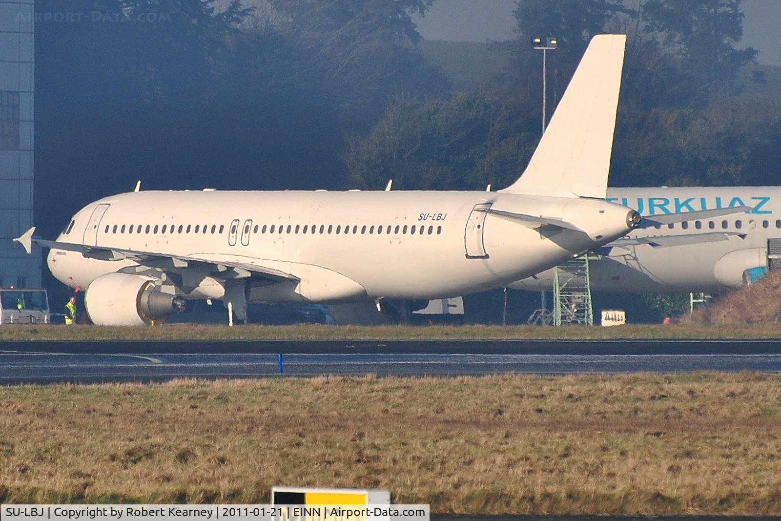 SU-LBJ, 1999 Airbus A320-214 C/N 1054, Waiting to be painted outside Lufthansa Technik.