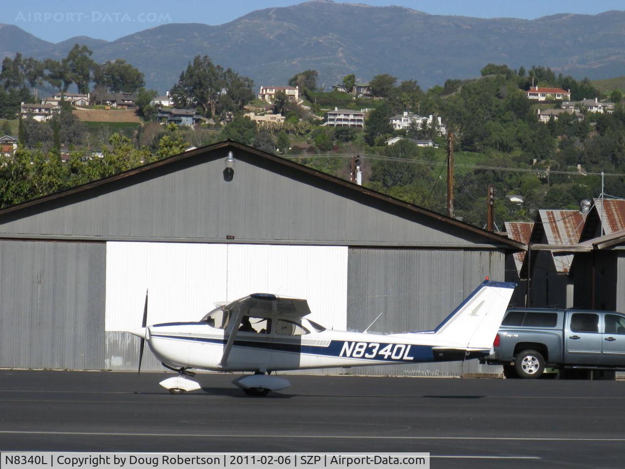N8340L, 1968 Cessna 172I C/N 17256540, 1968 Cessna 172I, Lycoming O-320-E2D 150 Hp, taxi