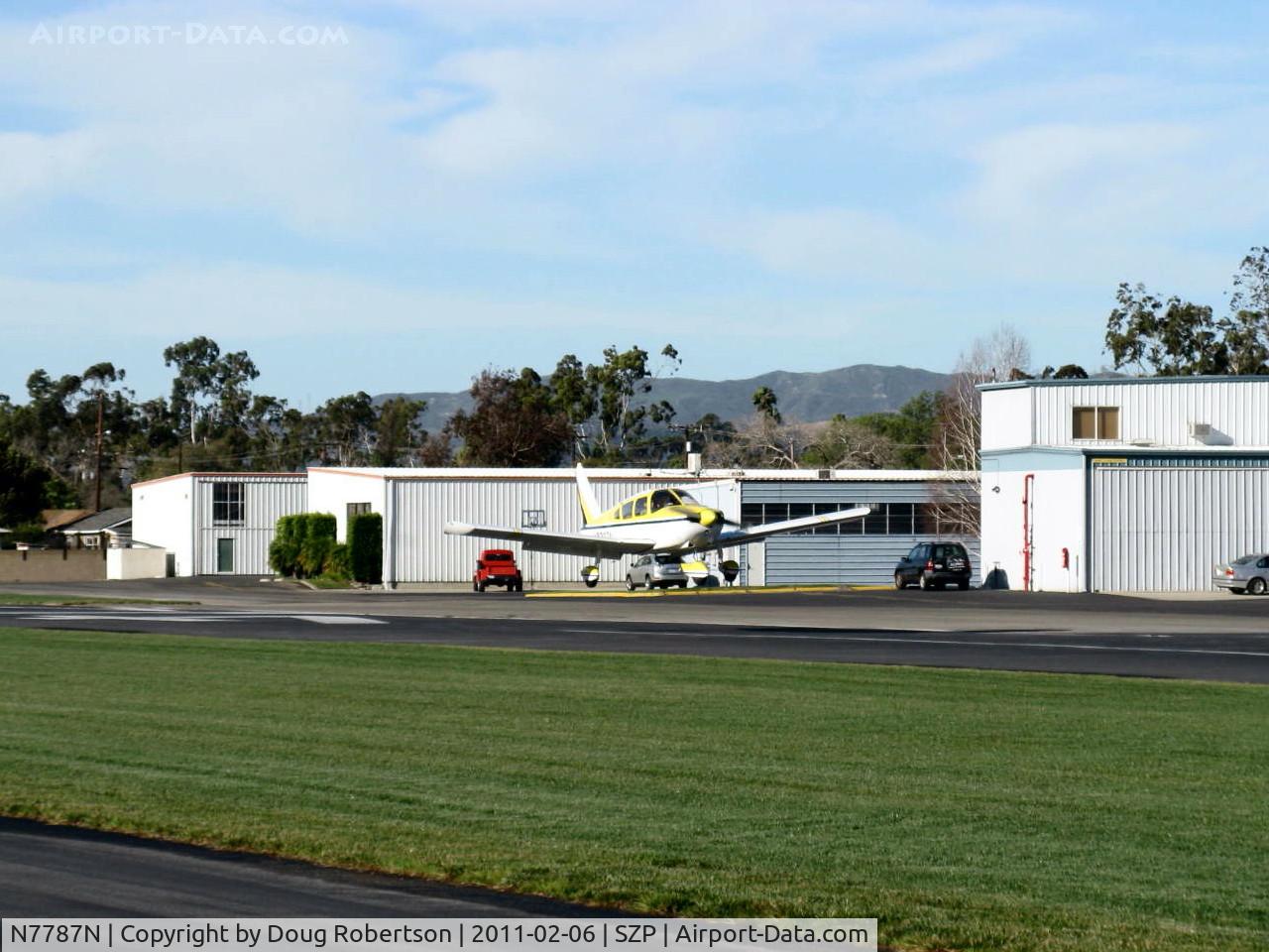 N7787N, 1969 Piper PA-28-180 Cherokee C/N 28-5235, 1969 Piper PA-28-180 CHEROKEE, Lycoming O&VO-360 180 Hp, landing Rwy 04