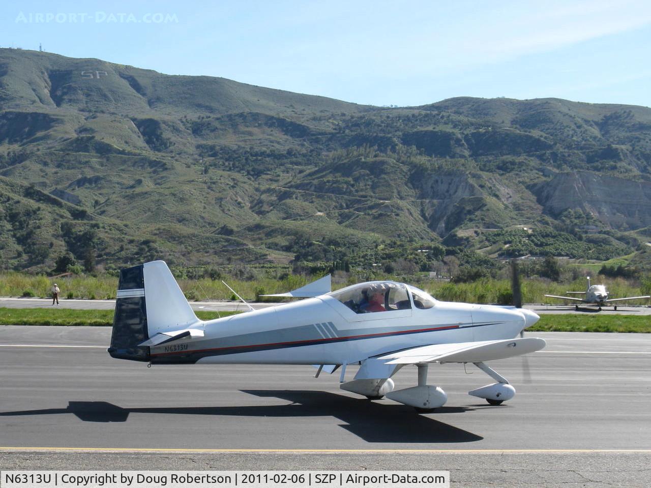 N6313U, 1997 Vans RV-6A C/N 22165, 1997 Roth VAN's RV-6A, Lycoming O&VO-360 180 Hp, taxi to 04