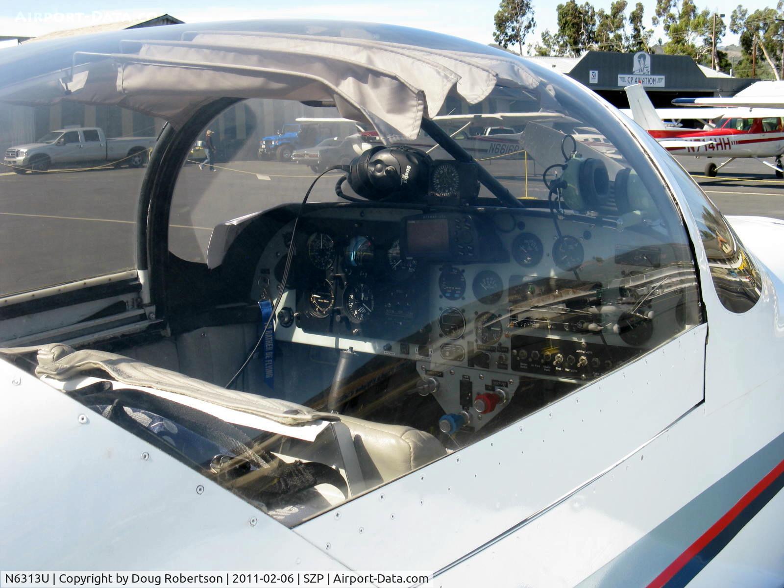 N6313U, 1997 Vans RV-6A C/N 22165, 1997 Roth VAN's RV-6A, Lycoming O&VO-360 180 Hp, panel