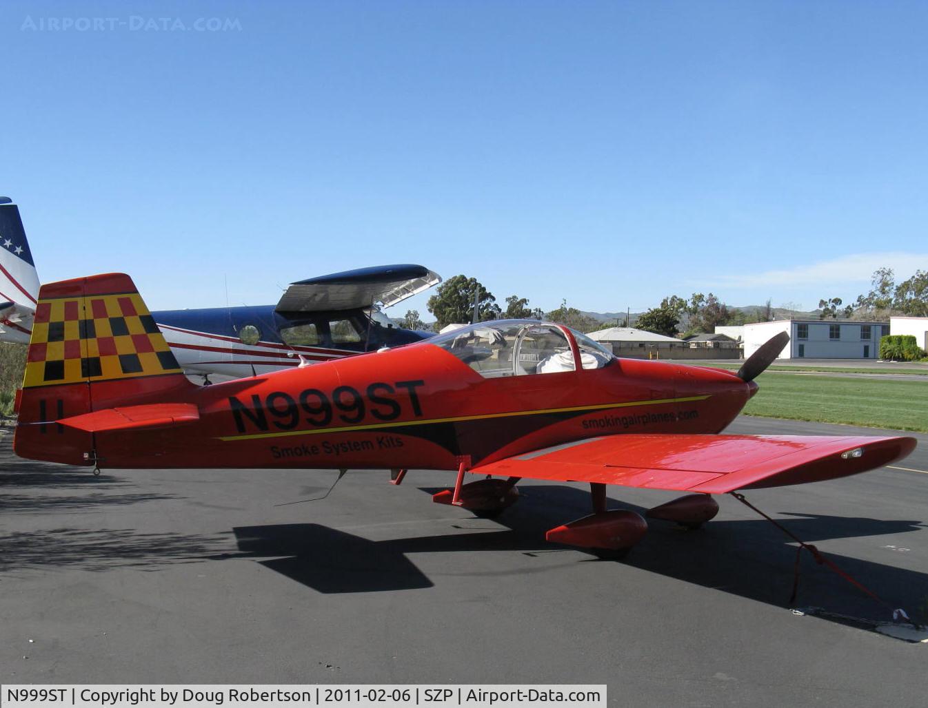 N999ST, 1996 Vans RV-6A C/N 23994, 1996 Nelson 2 VAN's RV-6A, Lycoming O-360-A1AB 180 Hp