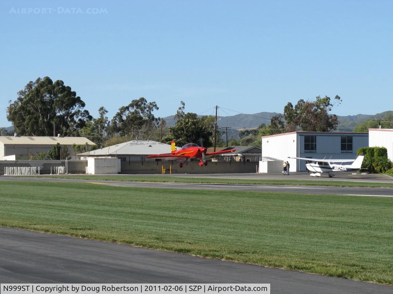 N999ST, 1996 Vans RV-6A C/N 23994, 1996 Nelson 2 VAN's RV-6A, Lycoming O-360-A1AB 180 Hp, landing Rwy 04