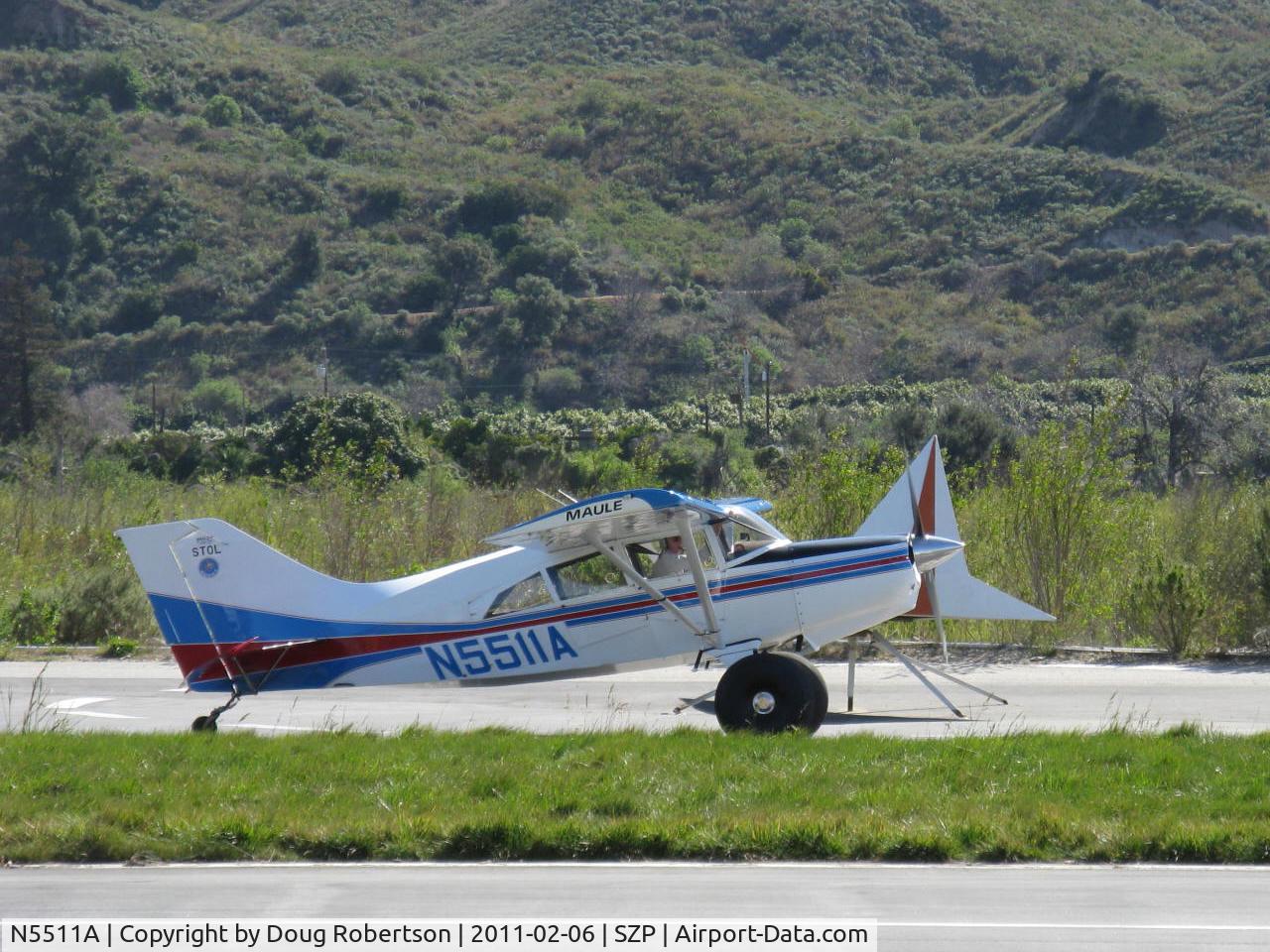 N5511A, 2002 Maule M-7-235B Super Rocket C/N 23076C, 2002 Maule M-7-235B SUPER ROCKET STOL 'Rocky', Lycoming O-540 235 Hp, tundra tires,  taxi
