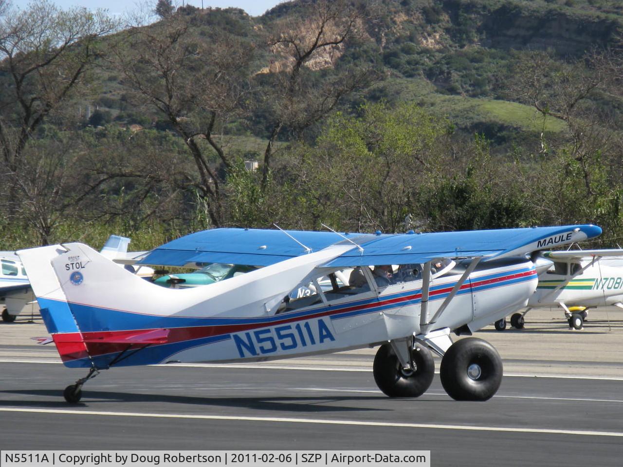 N5511A, 2002 Maule M-7-235B Super Rocket C/N 23076C, 2002 Maule M-7-235B SUPER ROCKET STOL 'Rocky' Lycoming O-540 235 Hp, tundra tires, crossing over Rwy 04